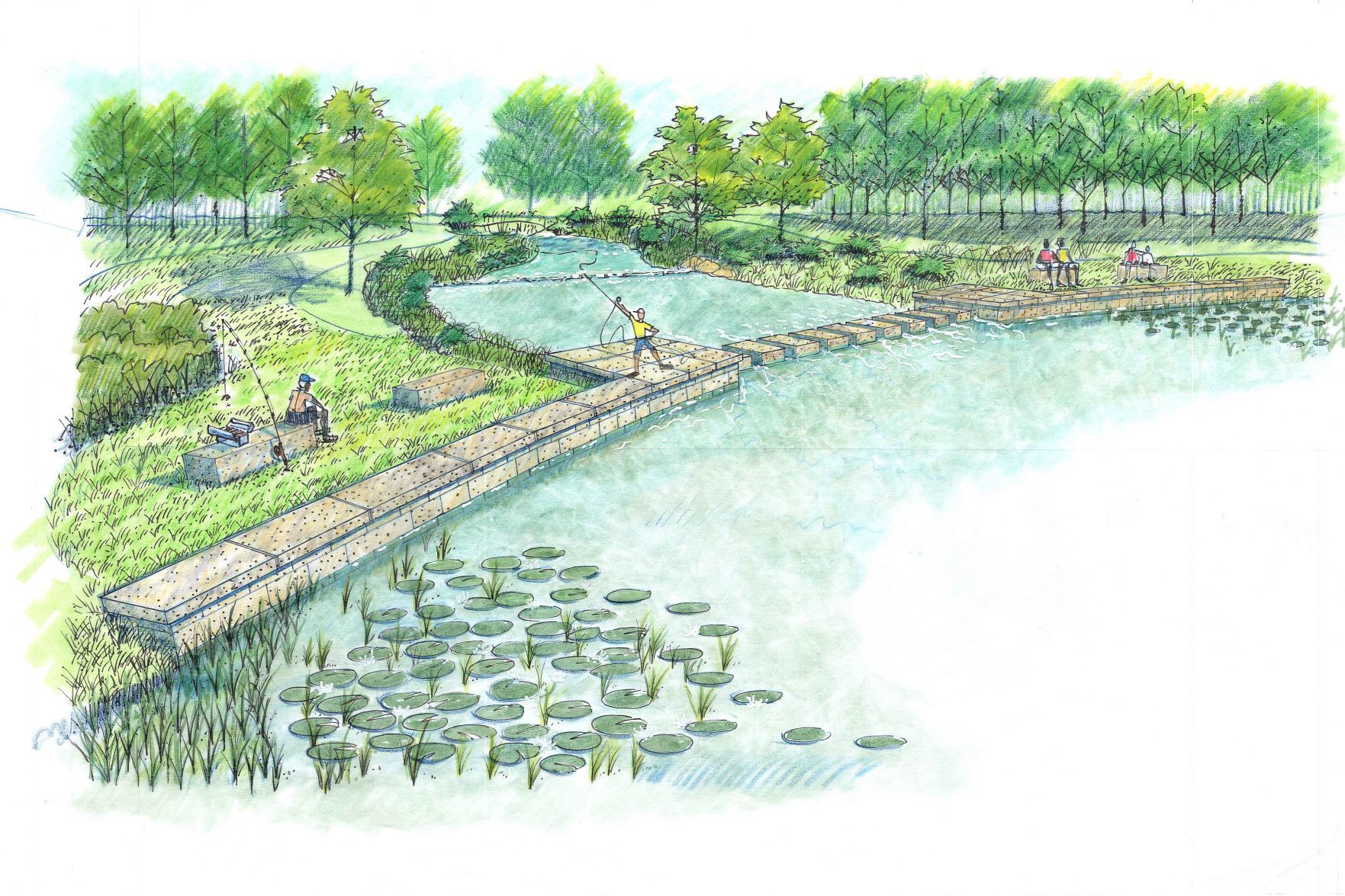 Forest Park Forever eastern waterways project